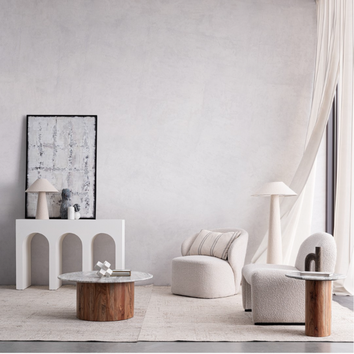 BT CASSILLA  Beige design Upholstered indoor armchair